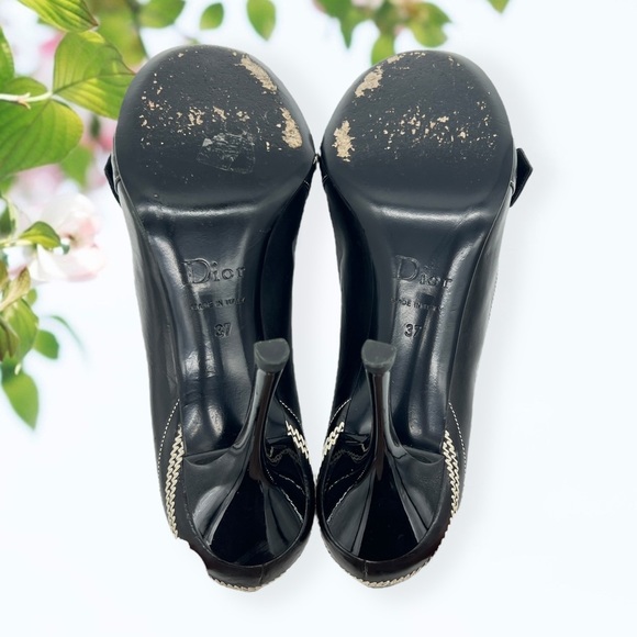 DIOR Black Leather Heels - Picture 10 of 12